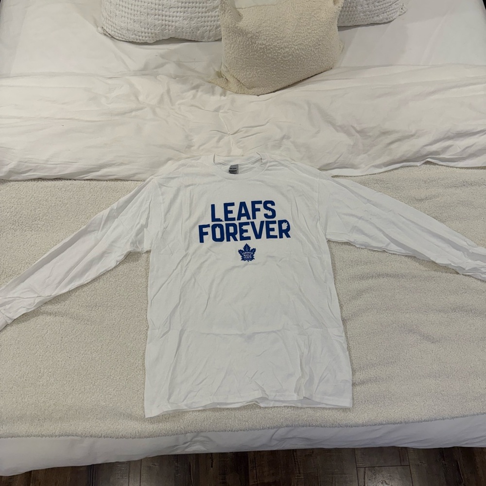 White Toronto Maple Leafs Long Sleeve